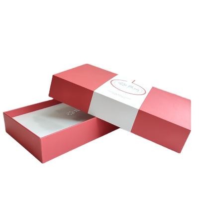 China Recycled Corrugated Apparel Top Cardboard Materials Skin Care Gift Box Flap Box Gift Packaging For Cloth for sale