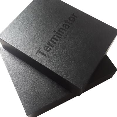 China Recycled Black Tissue Paper Box Package Paper Storage Tissue Materials Factory Sale Tissue Paper Box Business Packaging Custom Logo for sale