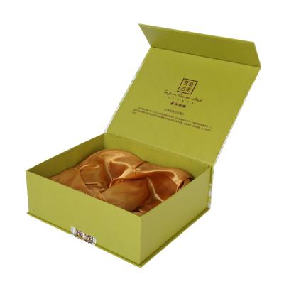 China Recycled Materials Rigid Cardboard Packaging Magnetic Health Products Tea Gift Box Packaging Custom Logo for sale