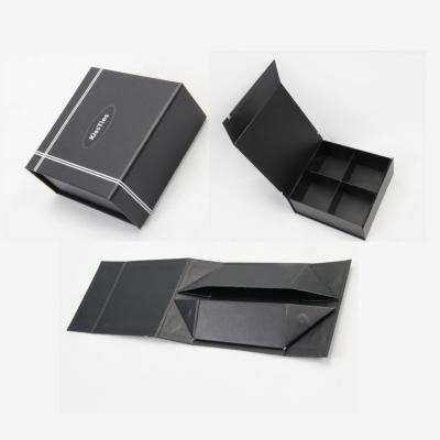 China Hot Selling Luxury Magnetic Folding Recycled Materials Apparel Packaging Boxes Logo Cardboard Necktie Box Custom Made for sale