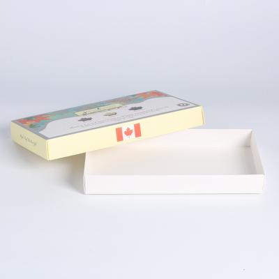 China Recycled Materials Customized Product Packaging Small White Cardboard Box Cosmetic Box for sale