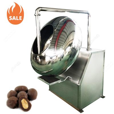 China LGY600 Mini Cashew Nuts Chocolate Ball Candy Coating Machine Commercial Sourcing Nuts Chocolate Coating Machine for sale