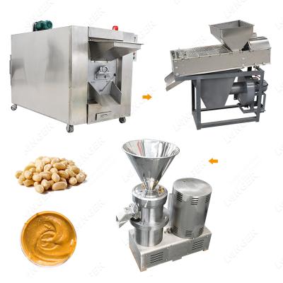 China Peanut Butter Suppliers in Europe Commercial Peanut Butter Production Line Grinder Peanut Butter Maker Nuts Butter Machine for sale