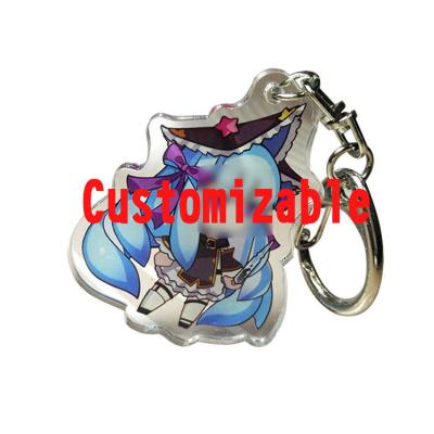 China Environmental Friendly Cartoon Fashionable Commemorative Peripheral Pendant Stand Exhibition Cartoon Key Chain for sale