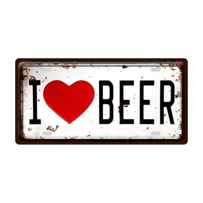 China Universal Custom Decor Indoor/Outdoor Use Aluminum Signs, Drinks Company Metal Tin Signs For Business for sale