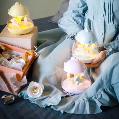 China Hot Selling Minimalist Cute Chick Night Light Music Box Led Table Lamp For Children for sale