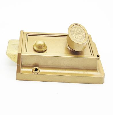 China Entry Classic Zinc Alloy Anti-theft Locks Brass Cylinder Locked With Door Lock Main Exterior Entry Doors With Beveled Tongue for sale