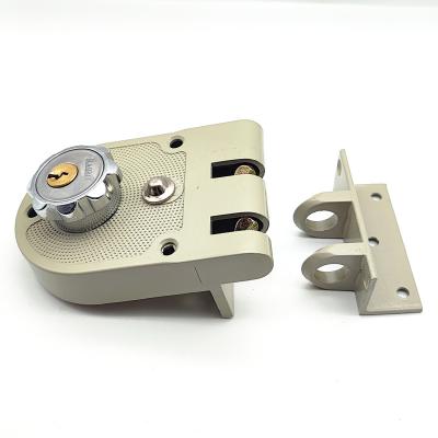 China Deadbolt Rim Lock Anti-Theft Door Lock Entry Night Latch Locked with Keys Traditional Door Security Lock for sale