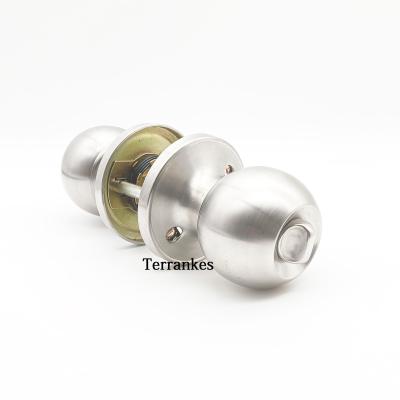 China High Quality Hot Selling High Quality Tubular Door Lock USA Market Hardware Knob Locked Entry For Entry With Satin Brushed Nickel Knob Lock for sale