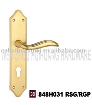 China Zinc alloy door handle lock for sale