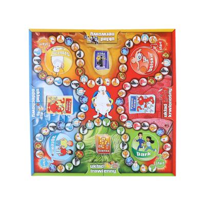 China Paper factory OEM custom kids party card game boardgames miniatures printing family board games set for kids for sale