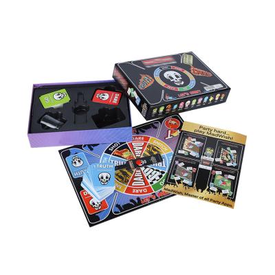 China Full Customization Factory Price Game Card Printing Game Amusement Board Game Paper Drinking Games For Adults Party for sale