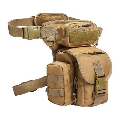 China Water Proof 1050D Cutom Waist Fanny Pack Hiking Military Outdoor Drop Leg Thigh Tactical Recycling Bag for sale