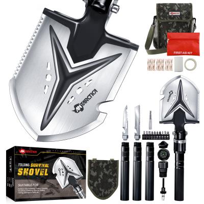 China Outdoor Survival Feature Heavy Duty Compact Multi Tactical Shovel for Survivor for sale