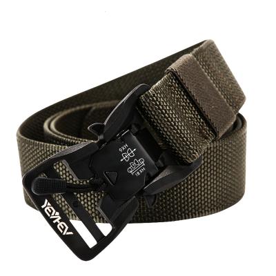 China Men's Antarctic Casual Nylon Tactical Belt with Magnetic Autoconnect/Quick Release Buckle for sale