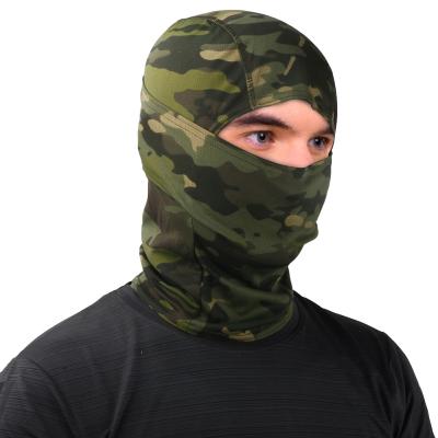 China Balaclava COMMON UV Protection Windproof Headwear Camouflage Outdoor Military Army Face Tactical Hood for sale