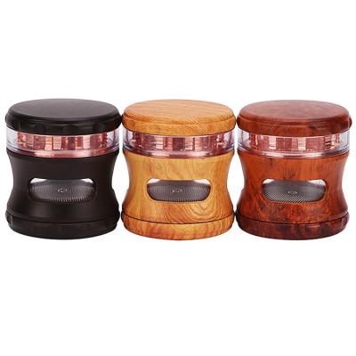 China ZJ Grinding Tobacco New Custom 65MM 4 Layers Resin Shell Zinc Alloy Tobacco Herb Weed Grinder for sale