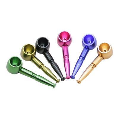 China Wholesale Tobacoo Smoke Pot Metal Smoking Weed Big Pipes Aluminum Alloy Smoking Pipes for sale