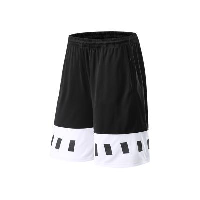 China Antibacterial Drop Shipping Custom Basketball Shorts Black And White Mens Basketball Shorts for sale