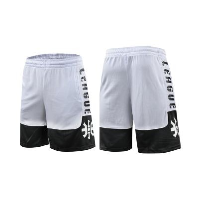 China Custom Summer Mesh Breathable Basketball Shorts Antibacterial Plus Size Mens Shorts Basketball Shorts for sale