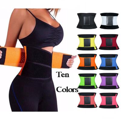 China Tummy Waist Trimmer Shapewear Slimming Waist Trimmers Support Belt Body Wrap Corset Belly Wrap Neoprene Latex Waist Trainer for sale