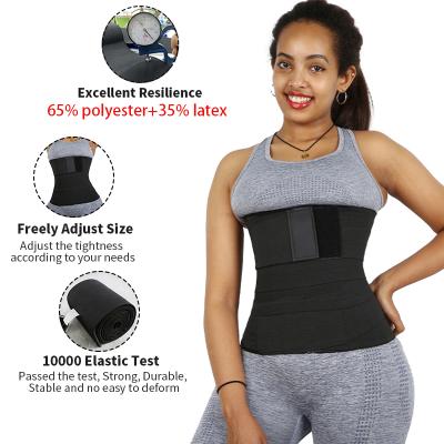 China Dropship Products Waist Wrap Adjustable Resistance Antibacterial Bands Slimming Bandage Belly Wrap Waist Trainer Belt for sale