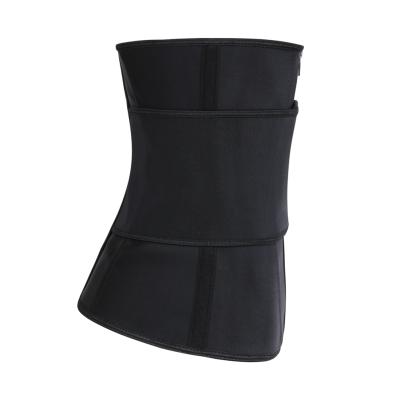 China Antibacterial Customize Waist Trainer With Detachable Belt Latex Sweat Wrap Sweat Waist Trainer With Straps for sale