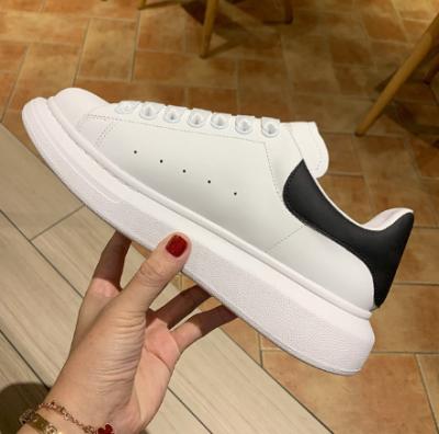 China Original fashion trend brand luxury unisex high version old alexandar flower color-blocking thick-soled increased casual sneakers for sale