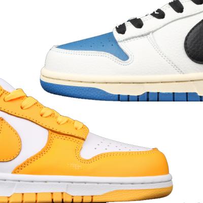 China Fashion Trend Manufacturer High Quality Genuine Custom Leather Dunk High Low SB Mens Sneaker Customized Basketball Shoes for sale