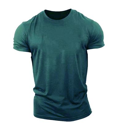 China Essential Breathable Anti-Wrinkle Cotton Spandex Custom Gym Wear Custom Made Mens Fitness T-shirts Clothing for sale