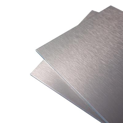 China Decorative Design Color Hotel ODM Interior Wall Paneling Standard Size Aluminum Composite Panel Brushed Finish ACP Sheets for sale