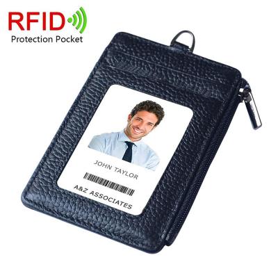 China ID/credit/business/bus/bank RFID card blocking secure card sleeve visa holder holder for debit/credit card ID for sale