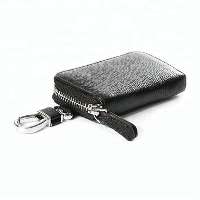 China Key Holder/Money Holder Leather Zipper Around 6 Hooks Key Case Car Key Holder Wallet for sale