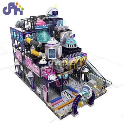 China Multi-floor Playground Kids Jungle Gym Amusement Playground Plastic Customized Commercial Indoor Playground Equipment for sale