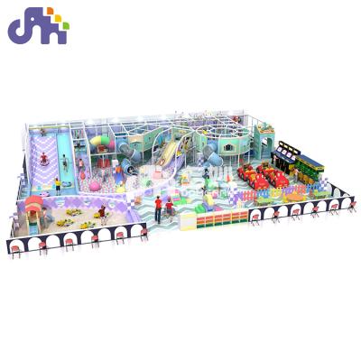 China Plastic Commercial Playhouse Indoor Slide Children Kids Playground Indoor Play Center for sale