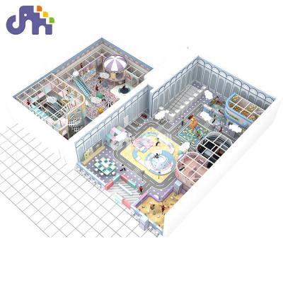 China Plastic Playground Russia Project New 457 Square Meter Modular Indoor Playground Equipment Children Toys Plastic Games Slides for sale