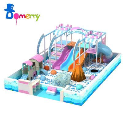 China Plastic Hot Selling Playground City Park Mine Ball Public Equipment Slide Indoor Soft Playground Children Playground Kids Playground for sale