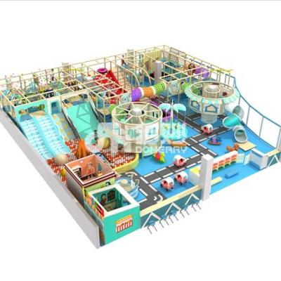 China Plastic Baby Playground Indoor Playground Park Children Amusement With Ninja Item for sale