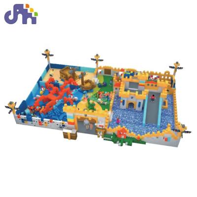 China Indoor EVA Foam Playground Foam Building Block Castle Playground Kids Play Equipment Theme Playground Equipment For Sale for sale