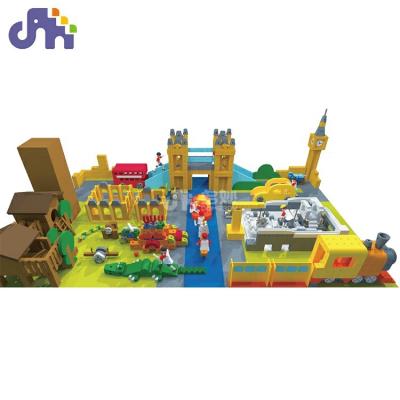 China EVA Foam Playground Sports Eva Park Foam Building Block Large Size Indoor Playground Set Interactive Games To Play Ground For Kids for sale