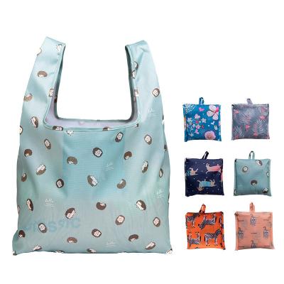 China Other Portable Washable ECO Bag Waterproof Oxford Cloth Storage Shopping Bag ECOFoldable Shopping Bag Handbag for sale