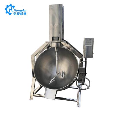 China Sanitary Vegetable and Vegetable Processing Plant Fruit Evaporating Pan Jacketed Electric Jacketed Heating Cooking Kettle Equipment for sale