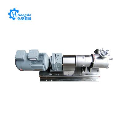 China Food and Beverage Industry Chocolates Sanitary Feed Pump Transfer Low Shear Sinus High Viscosity Liquid Pump for sale