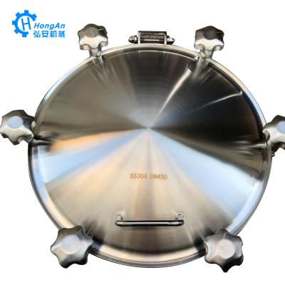 China Elliptical Septic Tank Machinery Repair Shops Pressure Suppliers Manhole Cover Stainless Steel Round E Square Manhole Cover Septic Beer Manway for sale