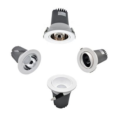 China Embeded 5years warranty Australian standard gold spot silver downlight ceiling housing 35W 30w cob recessed adjustable led downlights for sale