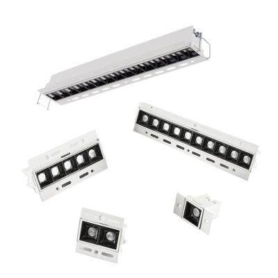 China HotelsReal Estate office complex club villas high quality warranty 90RA smd 3030 smd 3030 high quality indoor floodlight recessed white ceiling light 10W 20w led trimless linear spotlight for sale