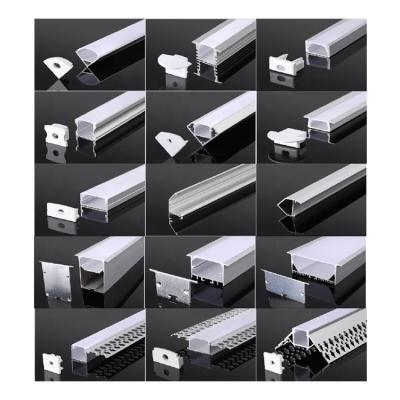 China Die Cast Aluminum 90 RA Aluminum Home Office Hotel Recessed Ceiling Linear Lighting Profile Recessed LED Strip Pendant Light Spotlight for sale