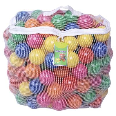 China 200 Pack Inflatable Play Ball Toy Pit Balls For Kids Refill Balls Plastic Phthalate & BPA Free Includes A Reusable Storage Bag for sale