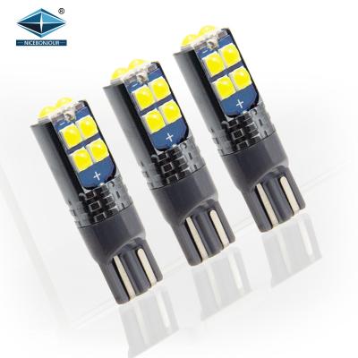 China Auto Lighting System Wholesale 3030 10SMD Led High Power Auto Led Light T10 W5W 194 Auto Led Car Led Lamp White Color T10 Led Light for sale