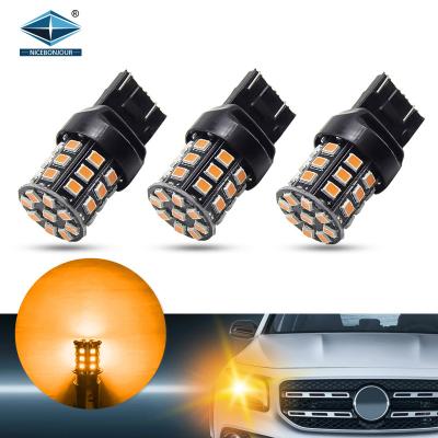 China Super Bright 2835 33SMD Auto Lighting System Canbus Error Free Car Led Lights 1156 Signal Light Brake 1157 3156 3157 7440 7443 T20 Led Tail Light for sale